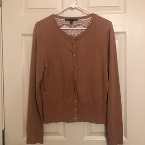 White House Black Market Dusty Rose Cardigan